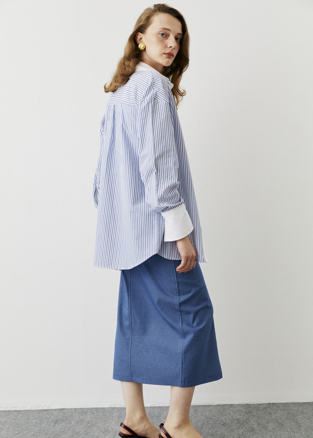 Chemise rayé oversized