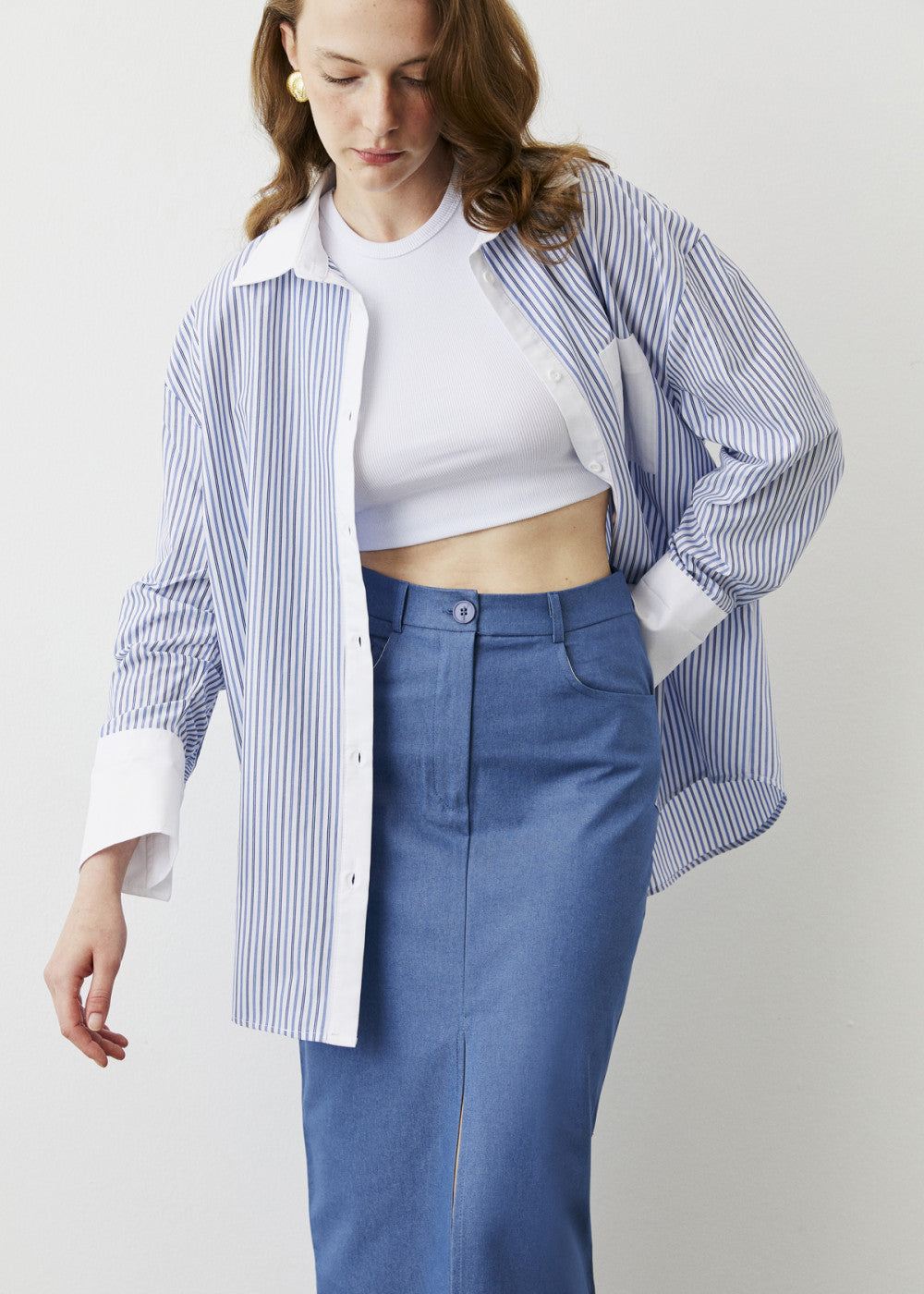 Chemise rayé oversized