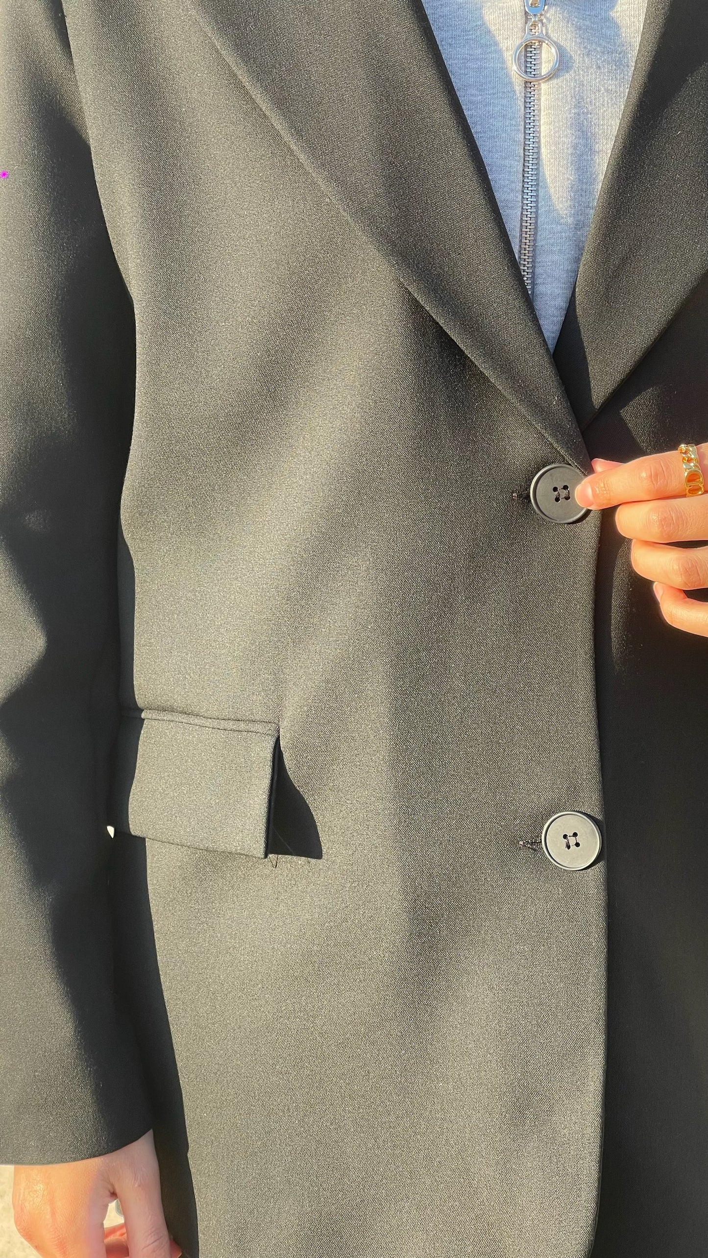 Blazer à capuche