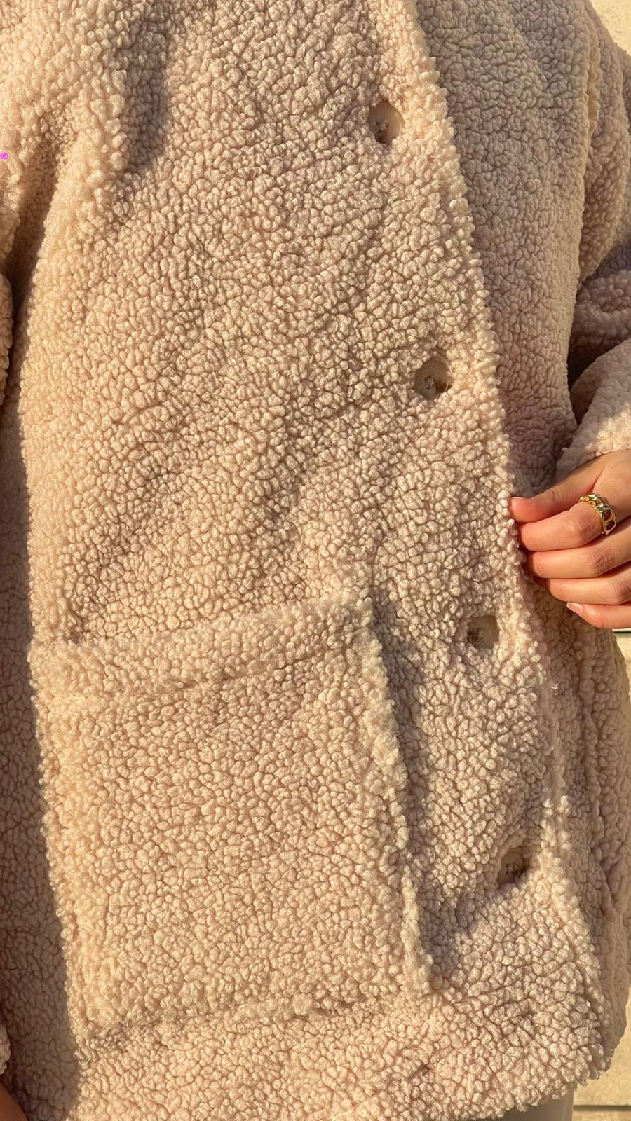 Veste effet mouton