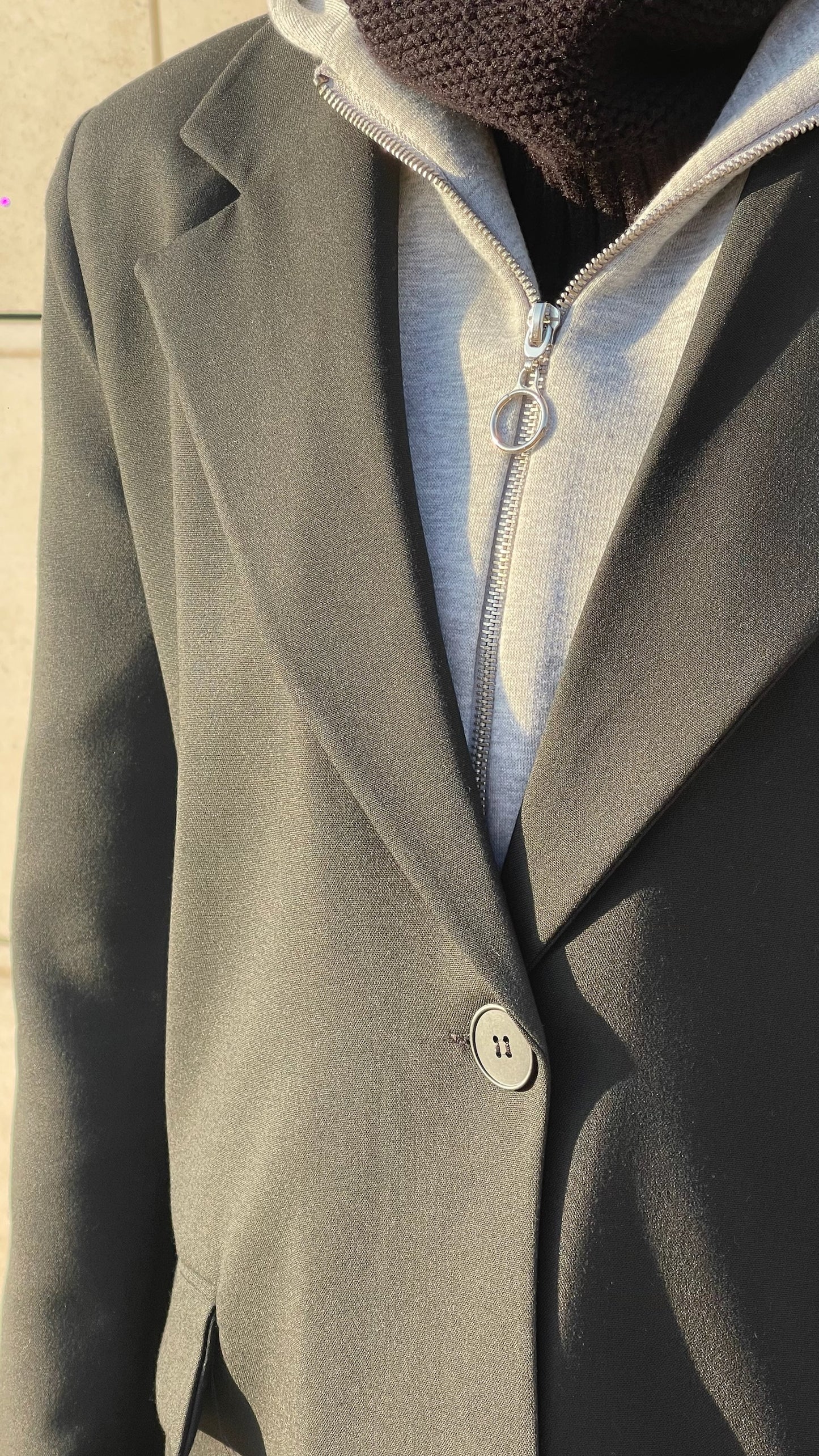Blazer à capuche