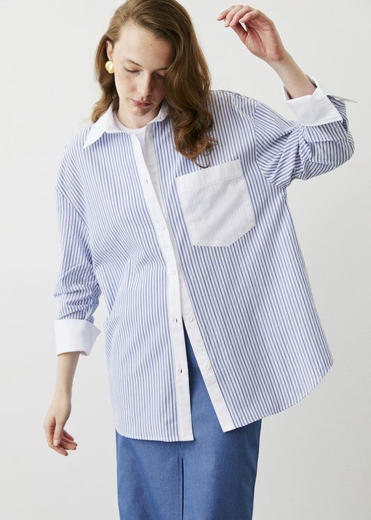 Chemise rayé oversized